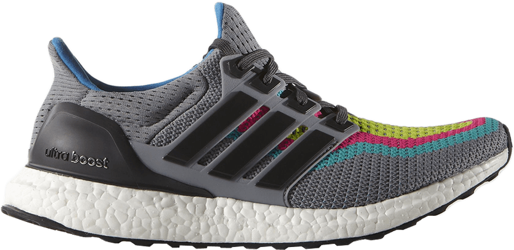 Multicolor Adidas Ultraboost Sneaker PNG Image