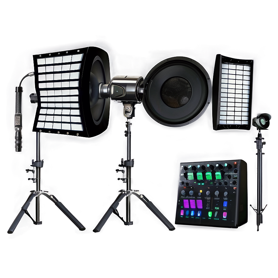 Multimedia Studio Equipment Png Bqp PNG Image