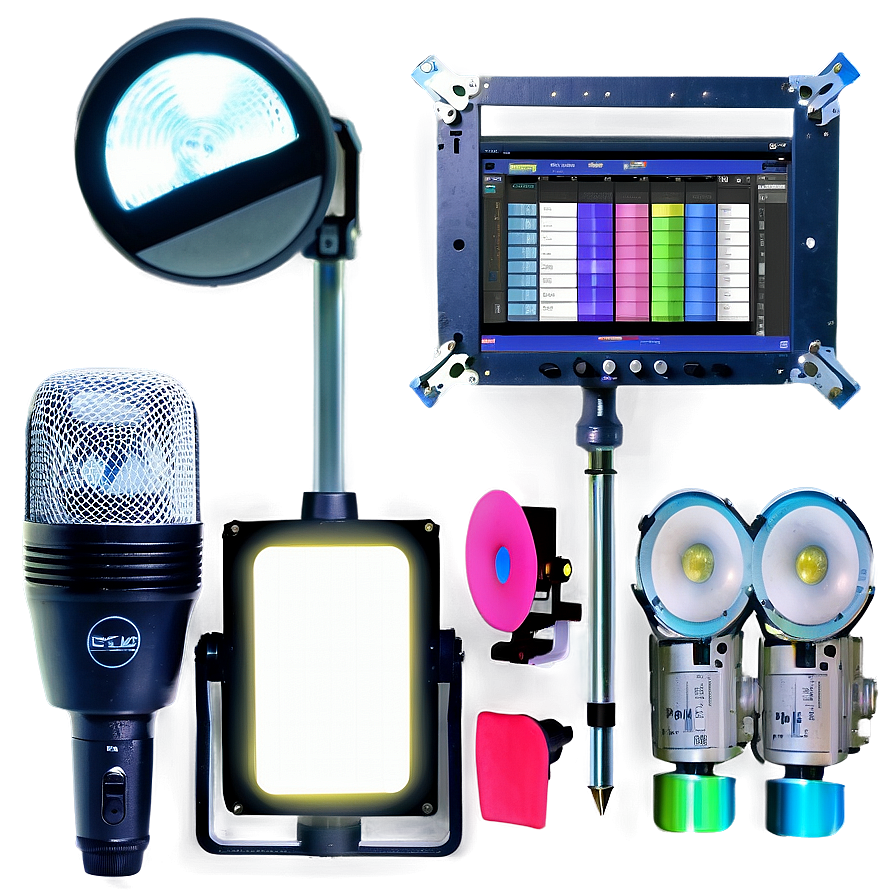 Multimedia Studio Equipment Png Smv95 PNG Image