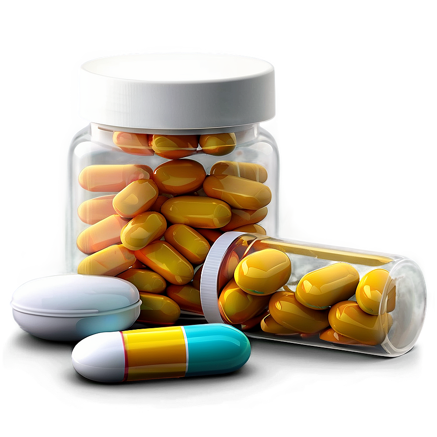 Multiple Pill Bottles Png Ruk PNG Image