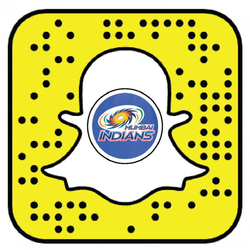 Mumbai Indians Snapchat Code PNG Image