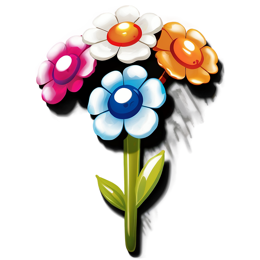 Murakami Flower A PNG Image