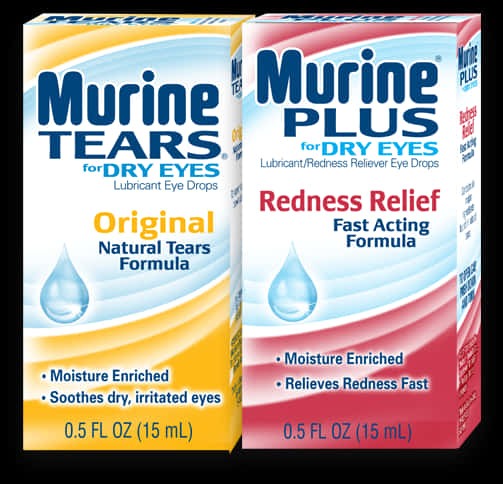 Murine Tears Eye Drops Products PNG Image