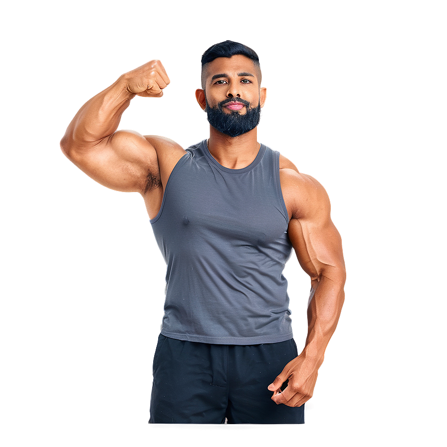 Muscle Man A PNG Image