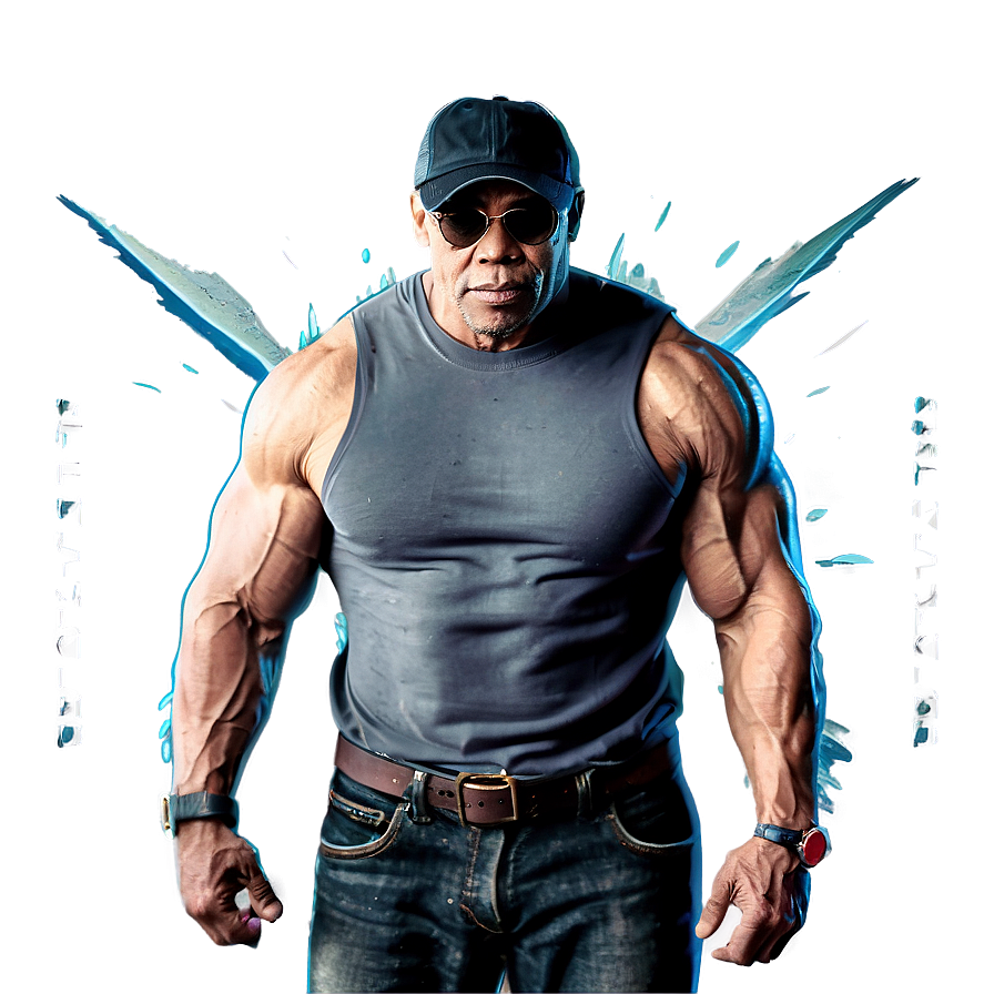 Muscle Man Art Png 06252024 PNG Image