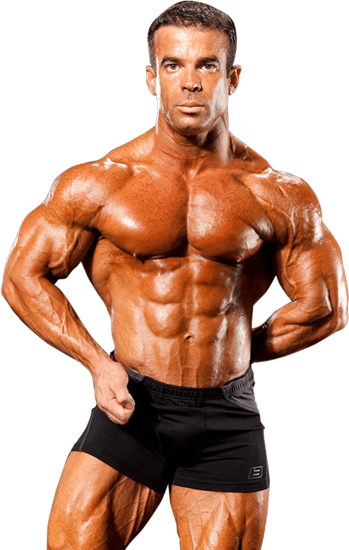 Muscular Bodybuilder Pose PNG Image