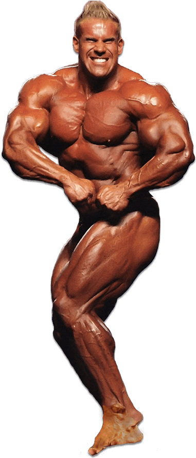 Muscular Bodybuilder Pose PNG Image