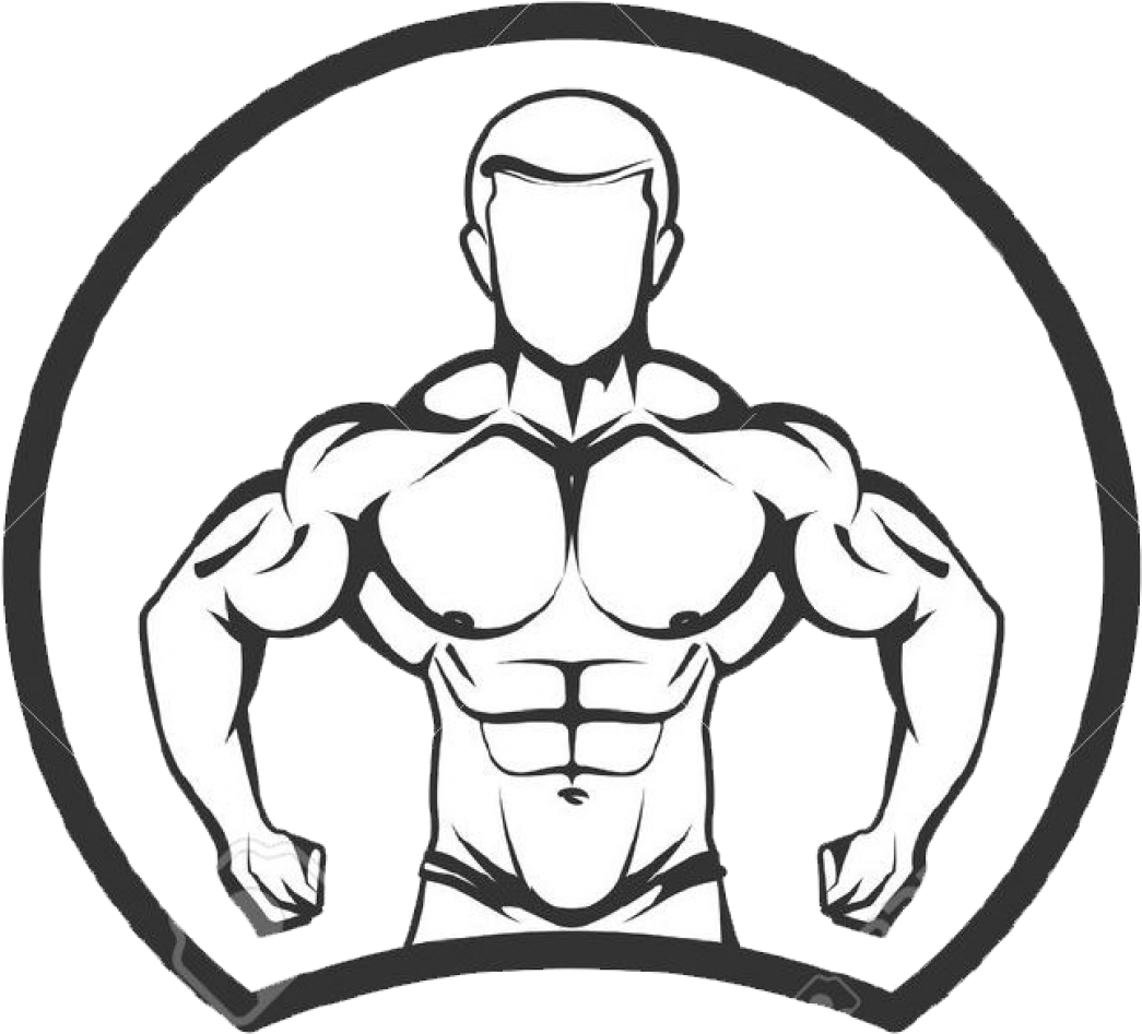 Muscular Fitness Logo PNG Image