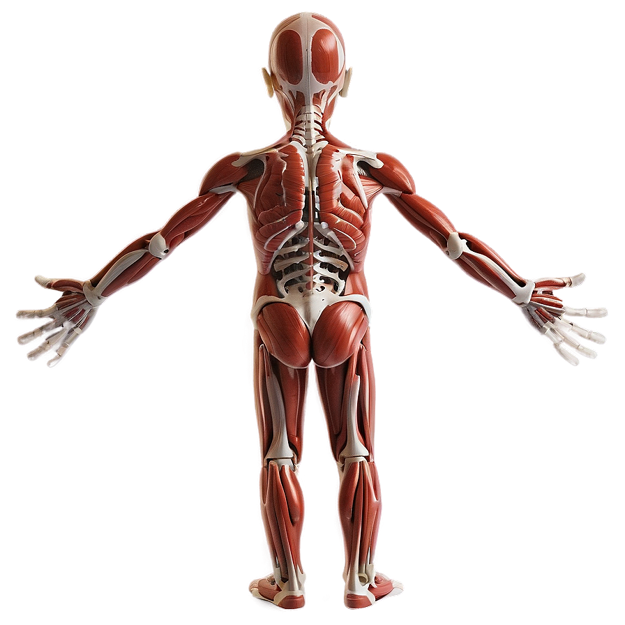 Muscular System For Kids Learning Png Nhi PNG Image