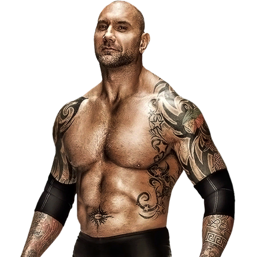 Muscular Tattooed Man Portrait PNG Image