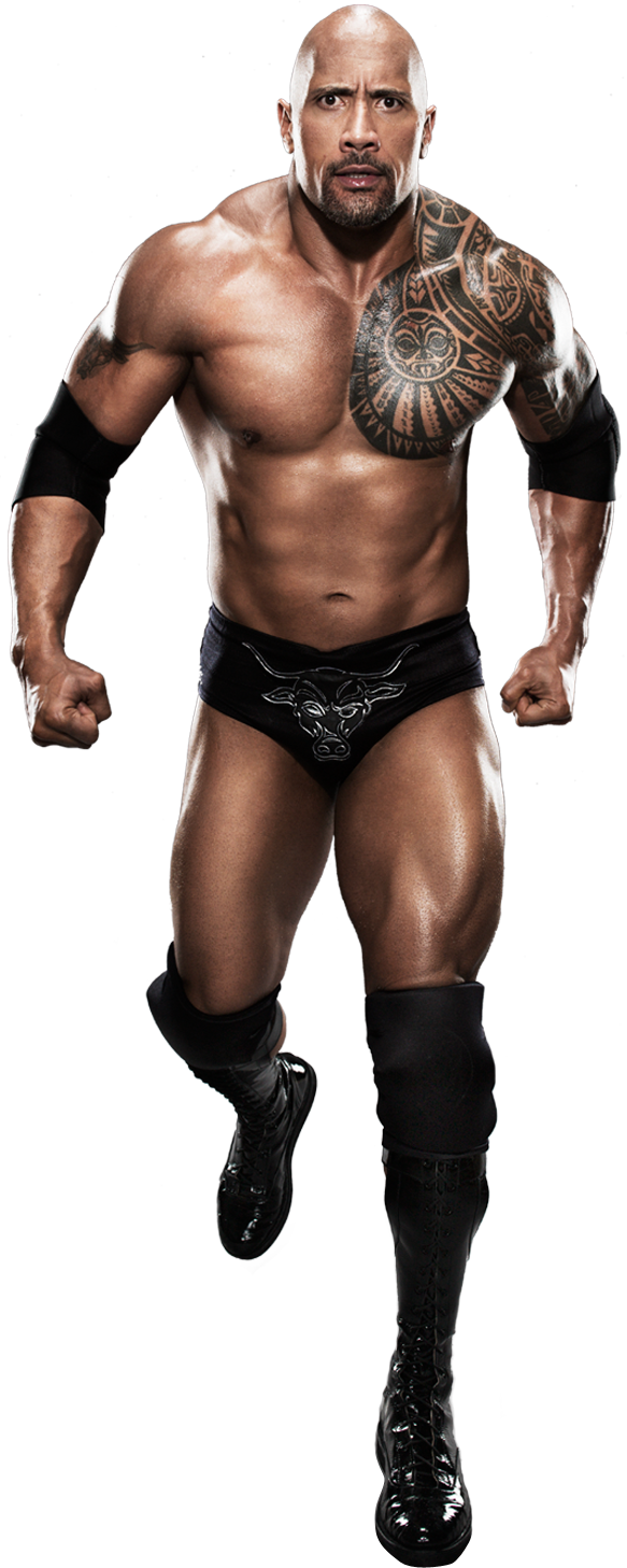 Muscular_ Wrestler_ In_ Action_ Pose.png PNG Image