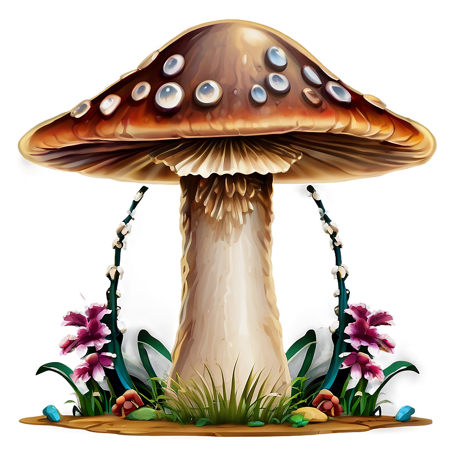 Mushroom Cartoon Graphic Png Umq PNG Image