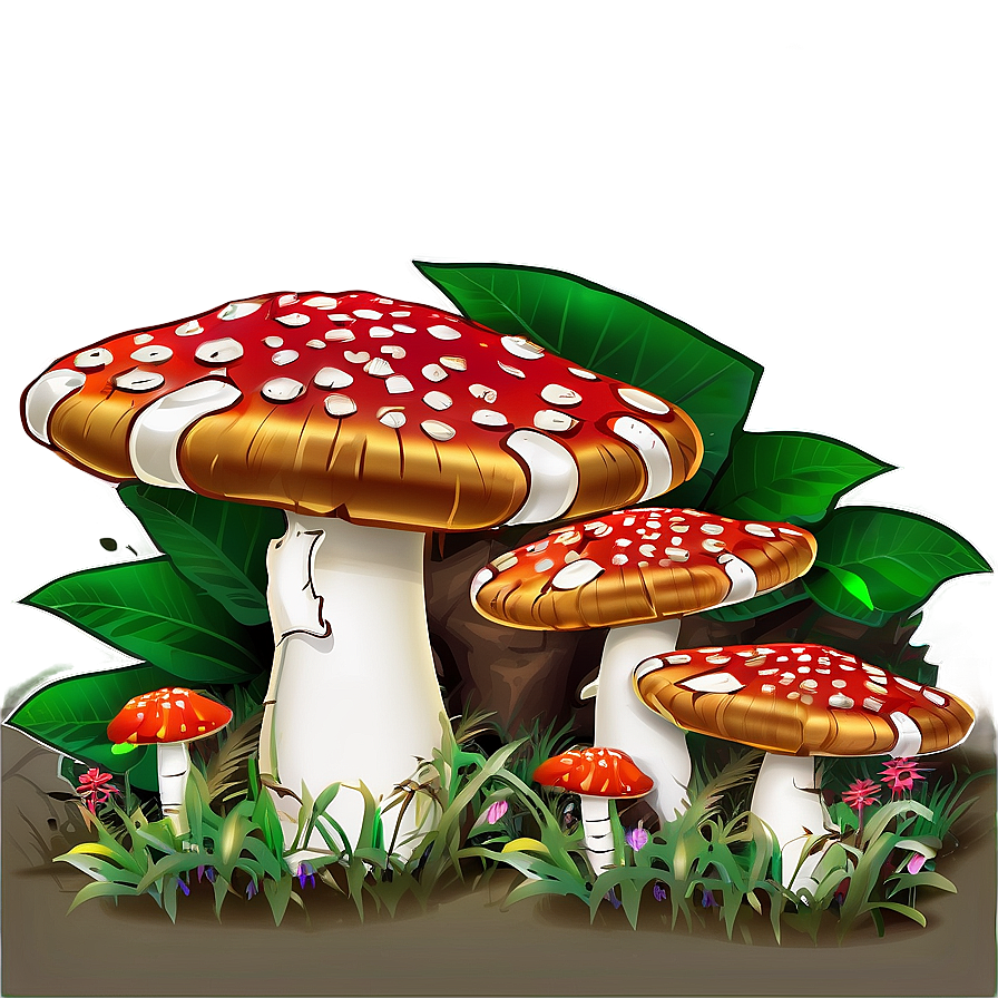 Mushroom Farm Png Mcu PNG Image