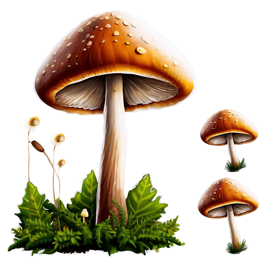 Mushroom Field Png Wgk PNG Image