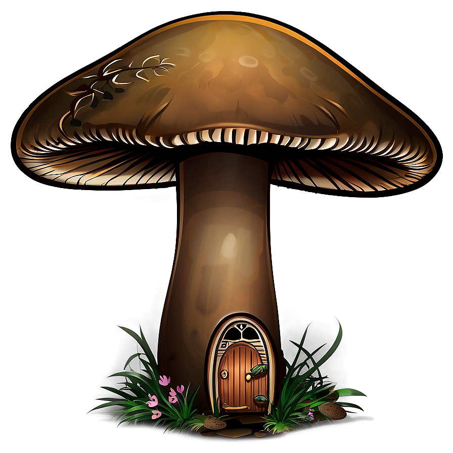 Mushroom House Clipart Png 06122024 PNG Image