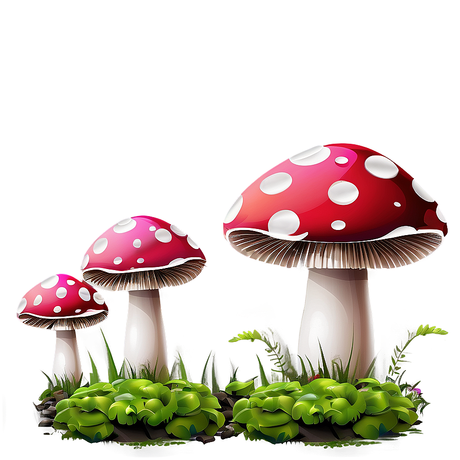 Mushroom Landscape Png Bta13 PNG Image