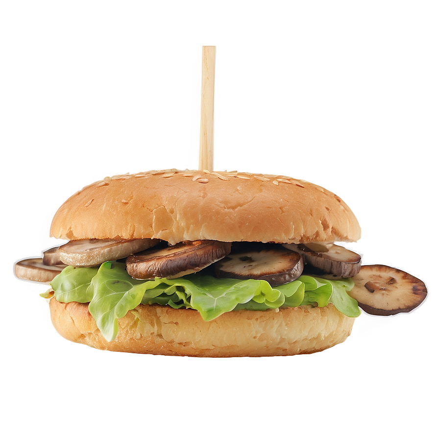 Mushroom Swiss Burger Png 05042024 PNG Image