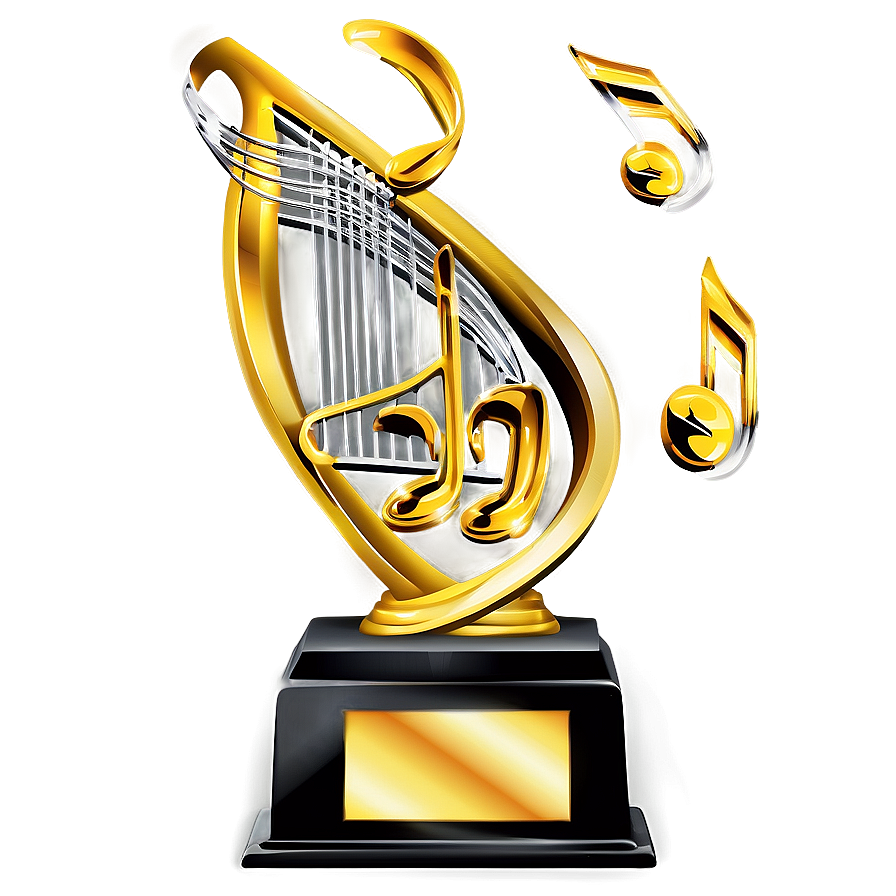 Music Competition Trophy Png Har86 PNG Image