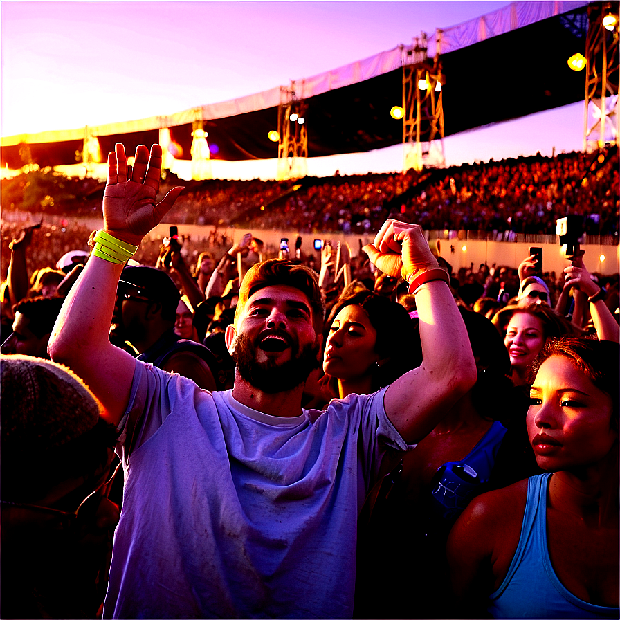 Music Festival Crowd Png 84 PNG Image