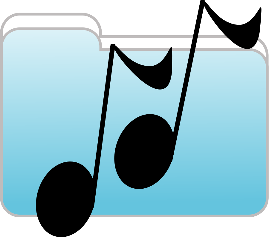 Music Folder Icon PNG Image