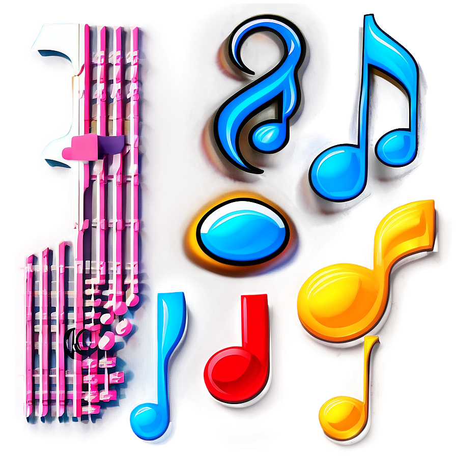 Music Note Shapes Png 06112024 PNG Image