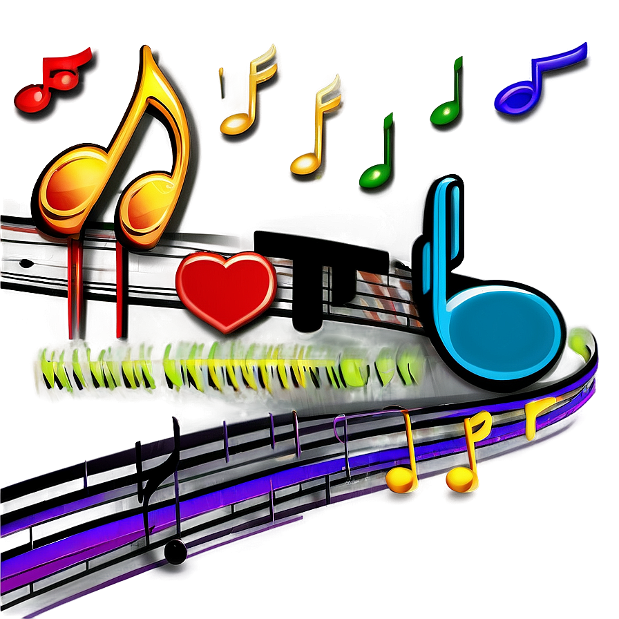 Music Notes A PNG Image