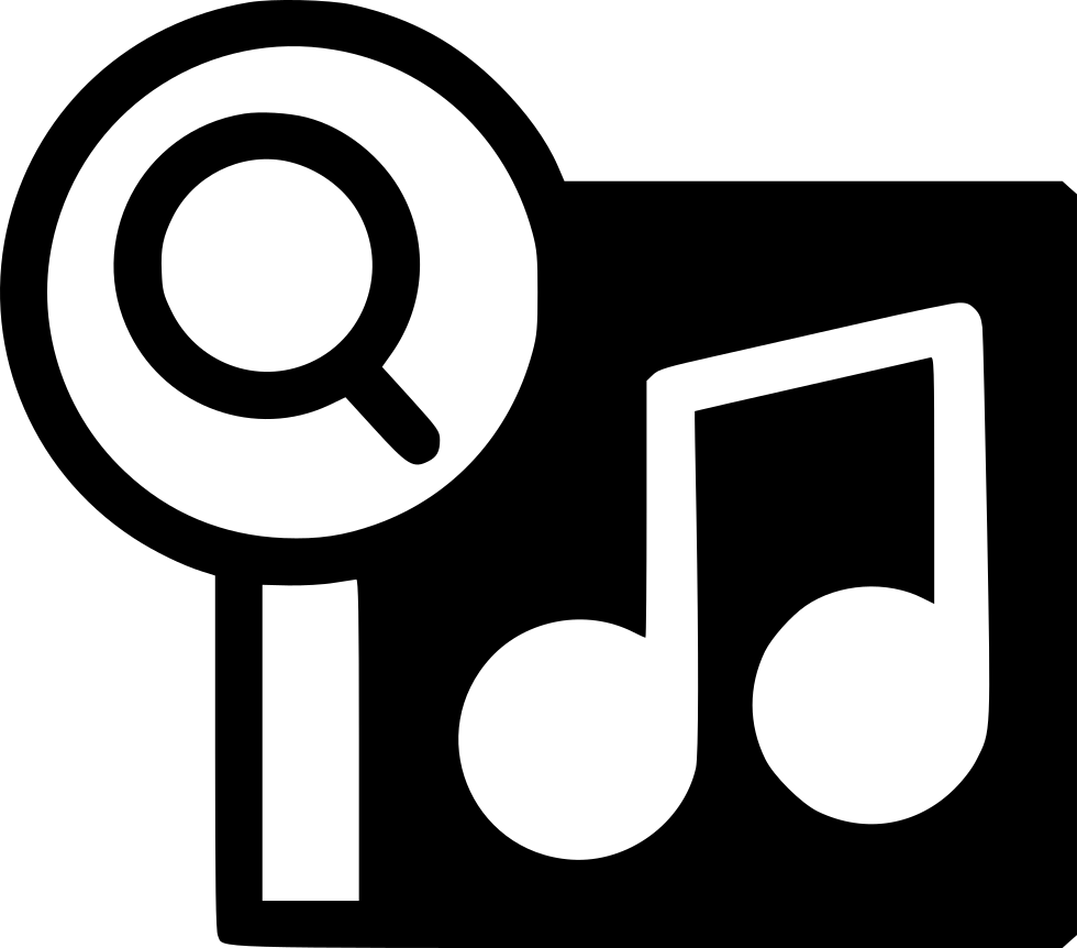 Music Search Icon PNG Image