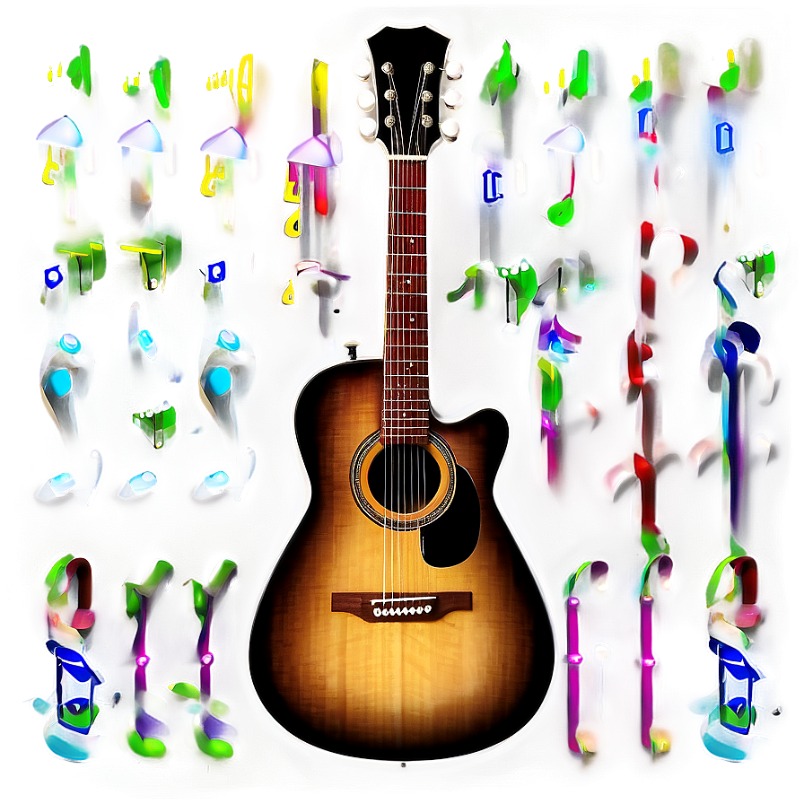 Music Staff For Guitar Tablature Png Lha PNG Image