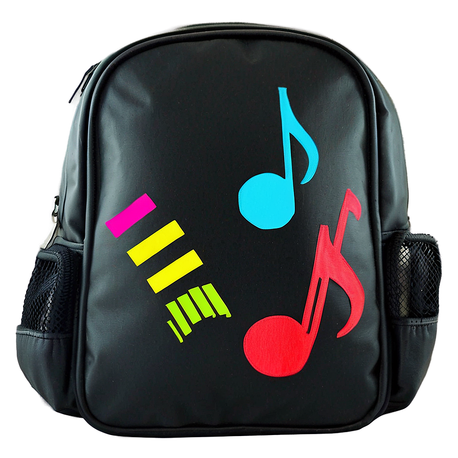 Music Theme Bookbag Png Afv PNG Image