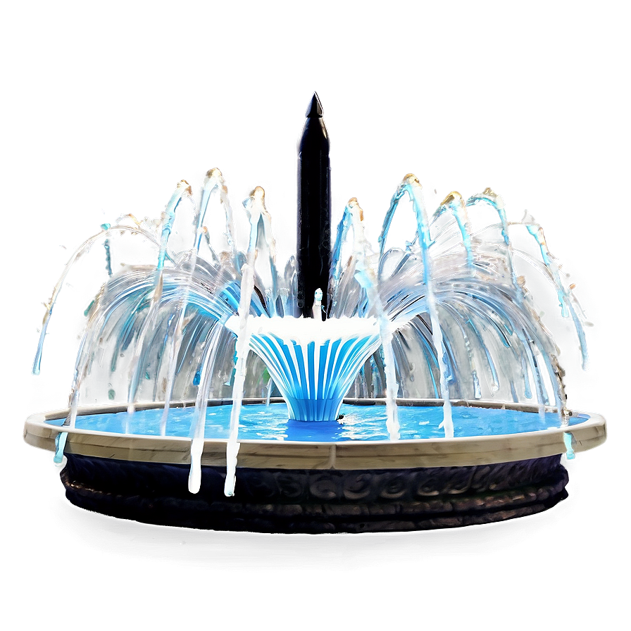 Musical Water Fountain Png Yqy PNG Image