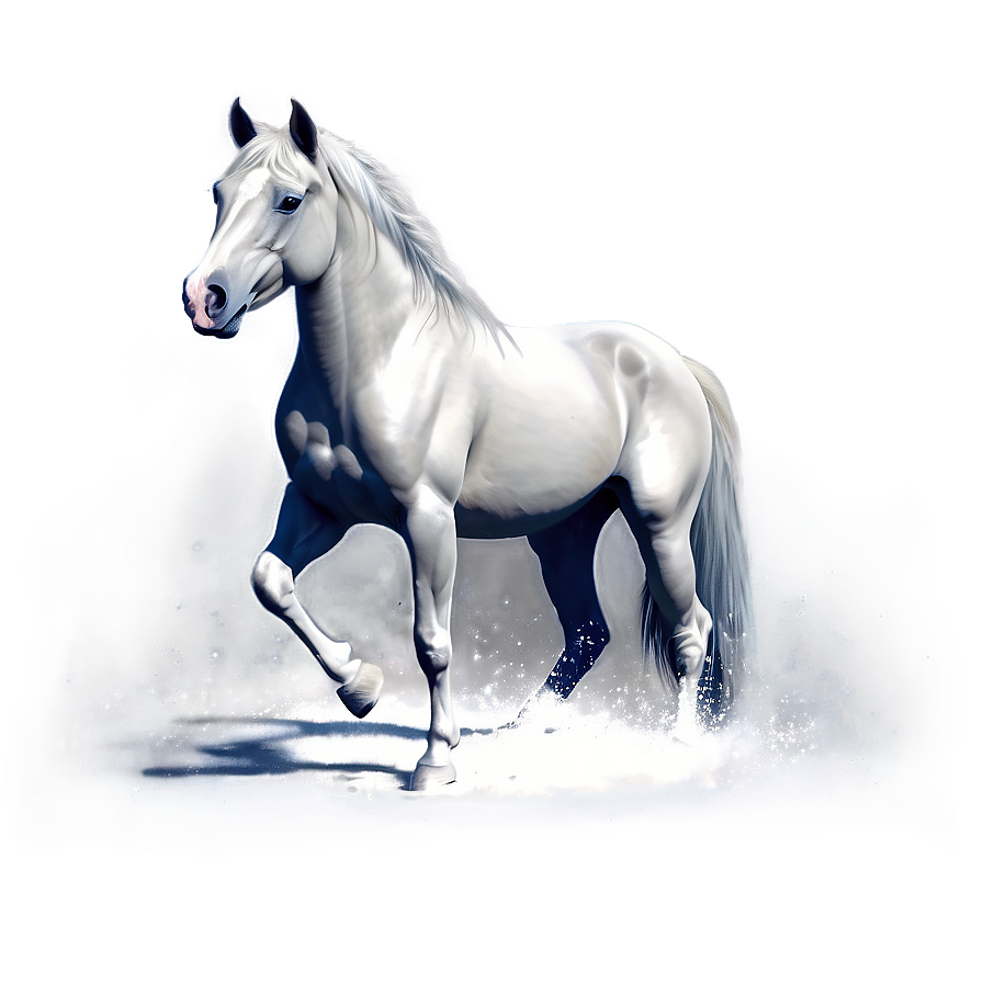 Mustang Horse In Moonlight Png 7 PNG Image