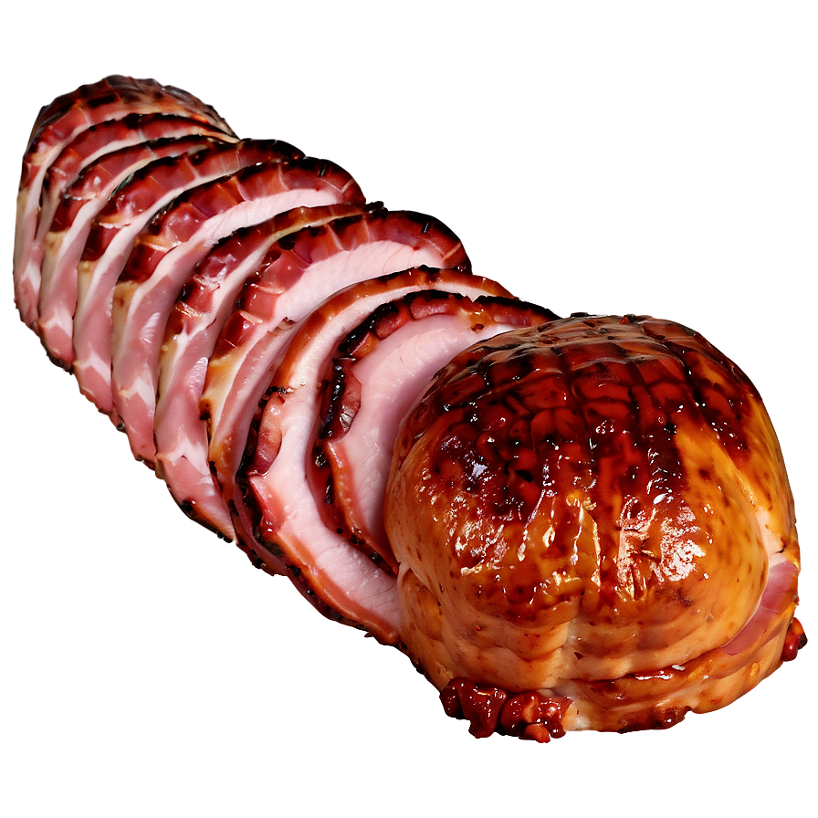 Mustard Glazed Ham Png 05232024 PNG Image