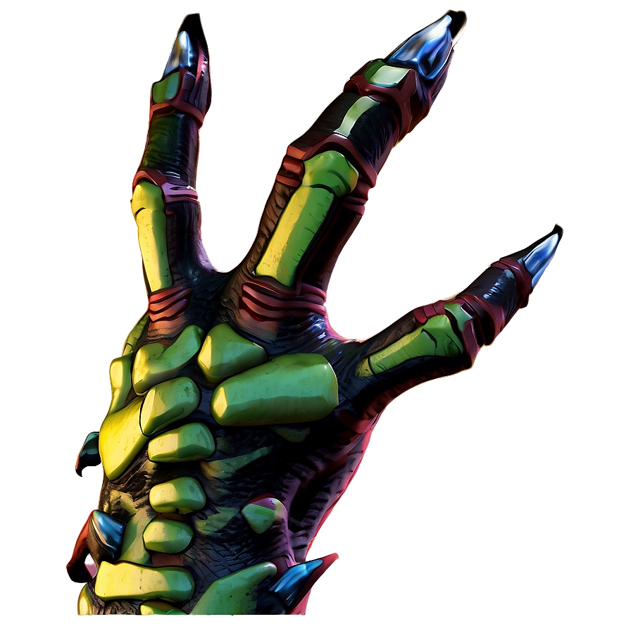 Mutant Claws Illustration Png Xtk PNG Image