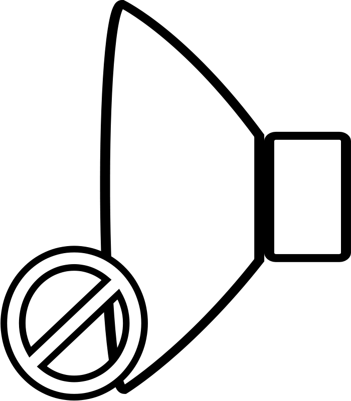 Muted Speaker Icon PNG Image