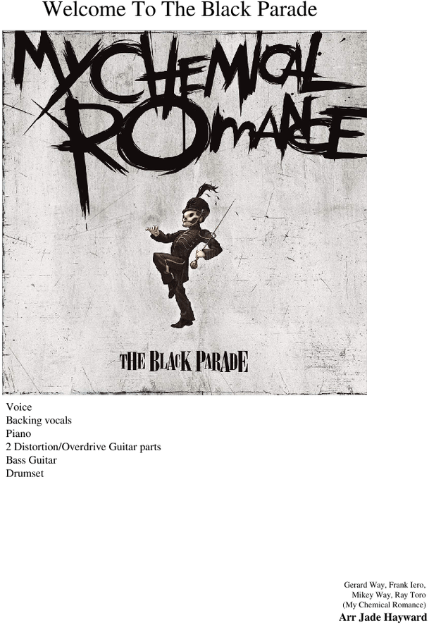 My Chemical Romance Black Parade Cover Art PNG Image