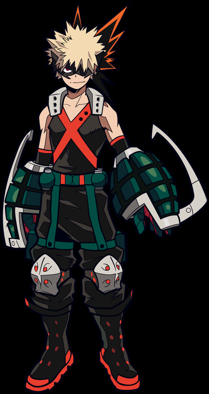 My Hero Academia Character Bakugo Katsuki PNG Image