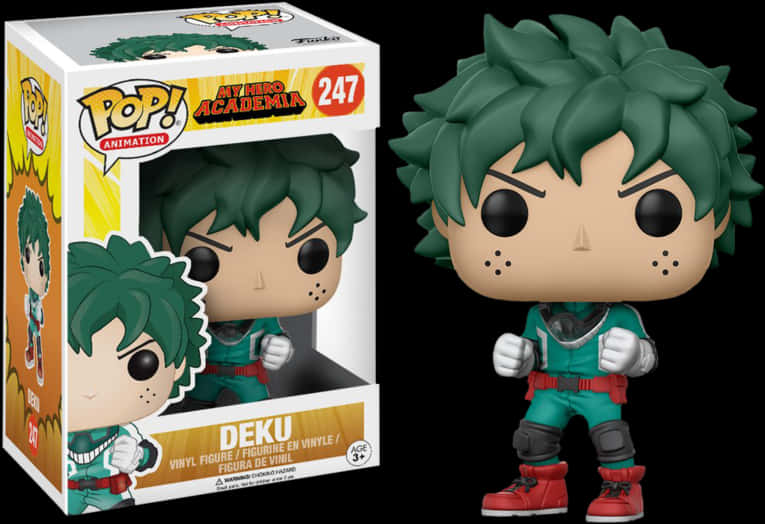 My Hero Academia Deku Funko Pop PNG Image