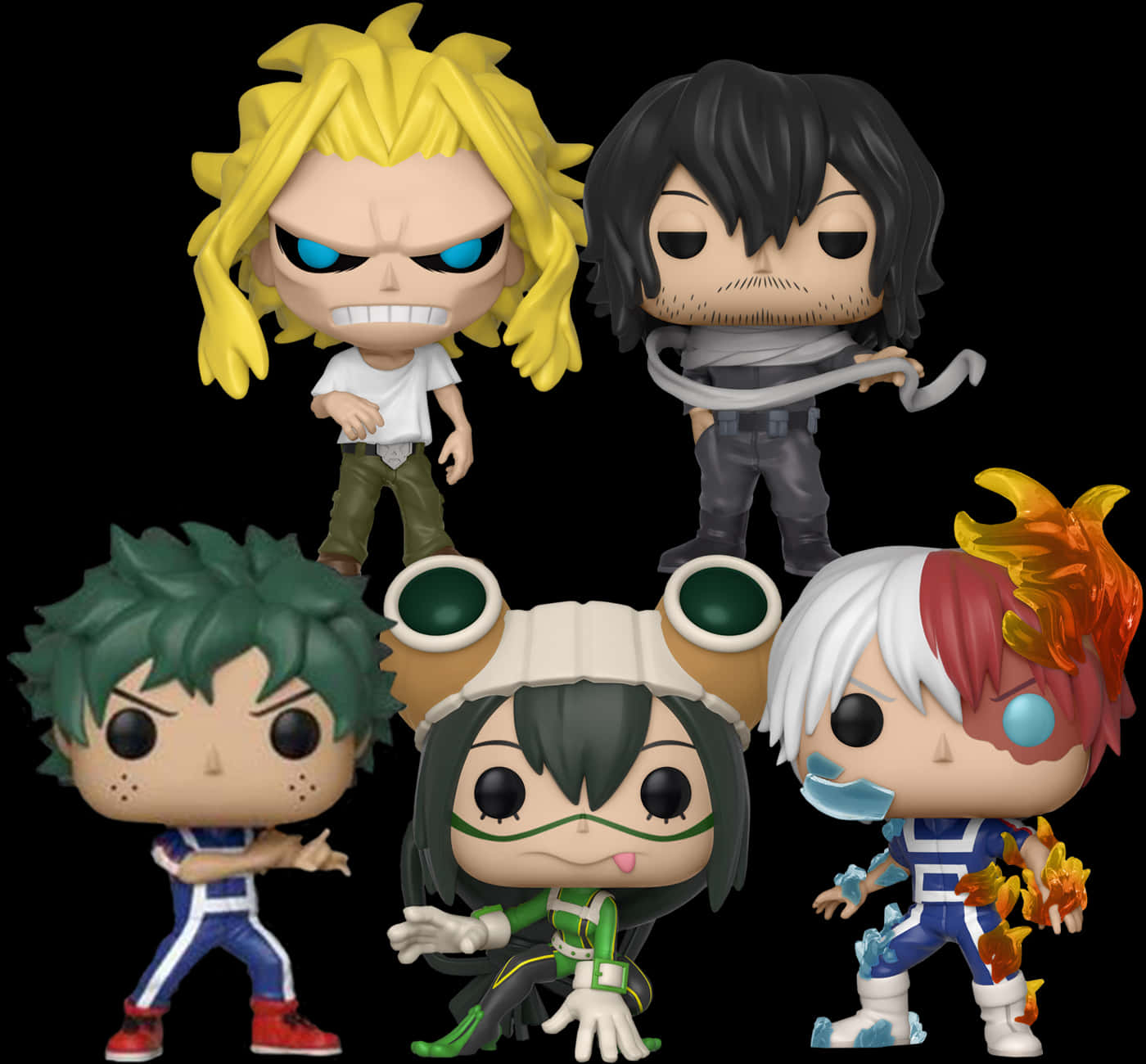 My Hero Academia Funko Pop Collection PNG Image