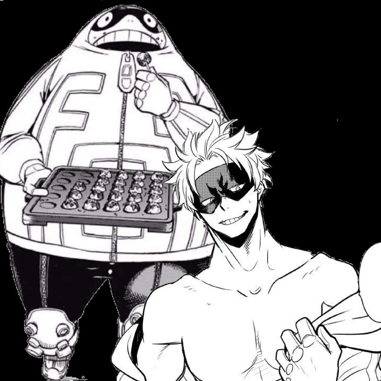 My Hero Academia Twiceand Fat Gum PNG Image