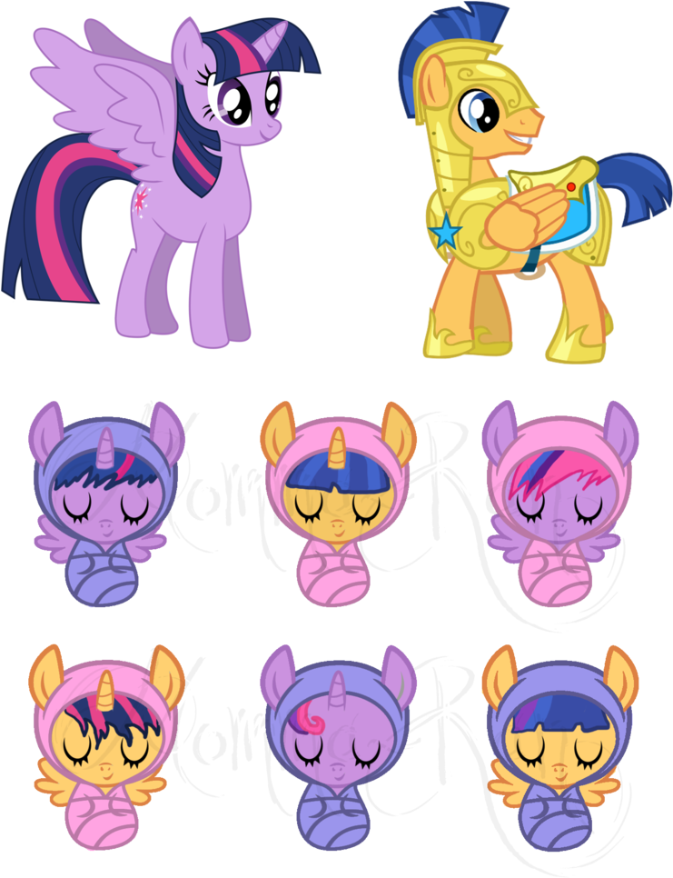 My Little Pony Characters Collection PNG Image