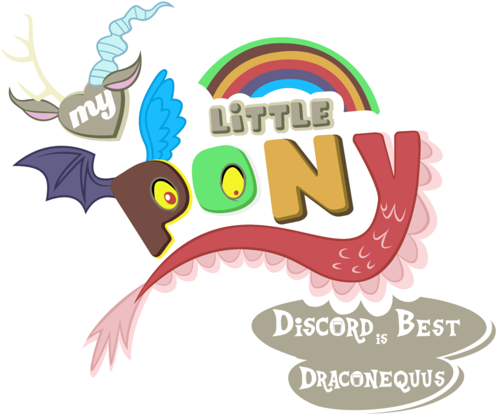 My Little Pony Discord Parody Art PNG Image