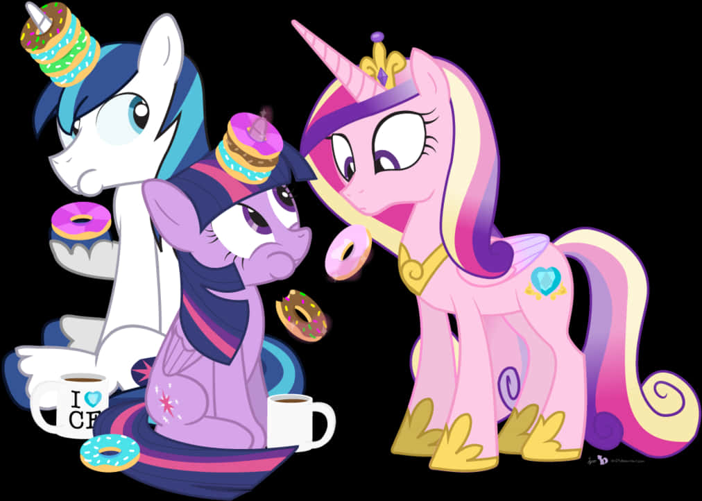 My Little Pony Donut Party PNG Image