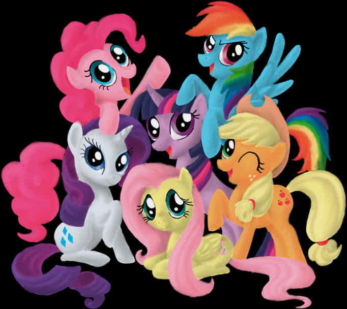 My Little Pony Friends Together PNG Image