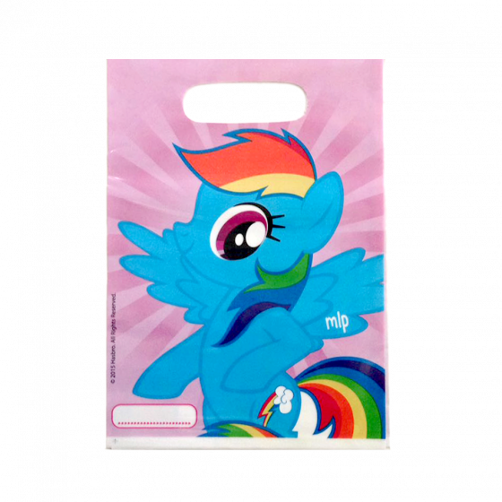 My Little Pony Rainbow Dash Party Bag PNG Image