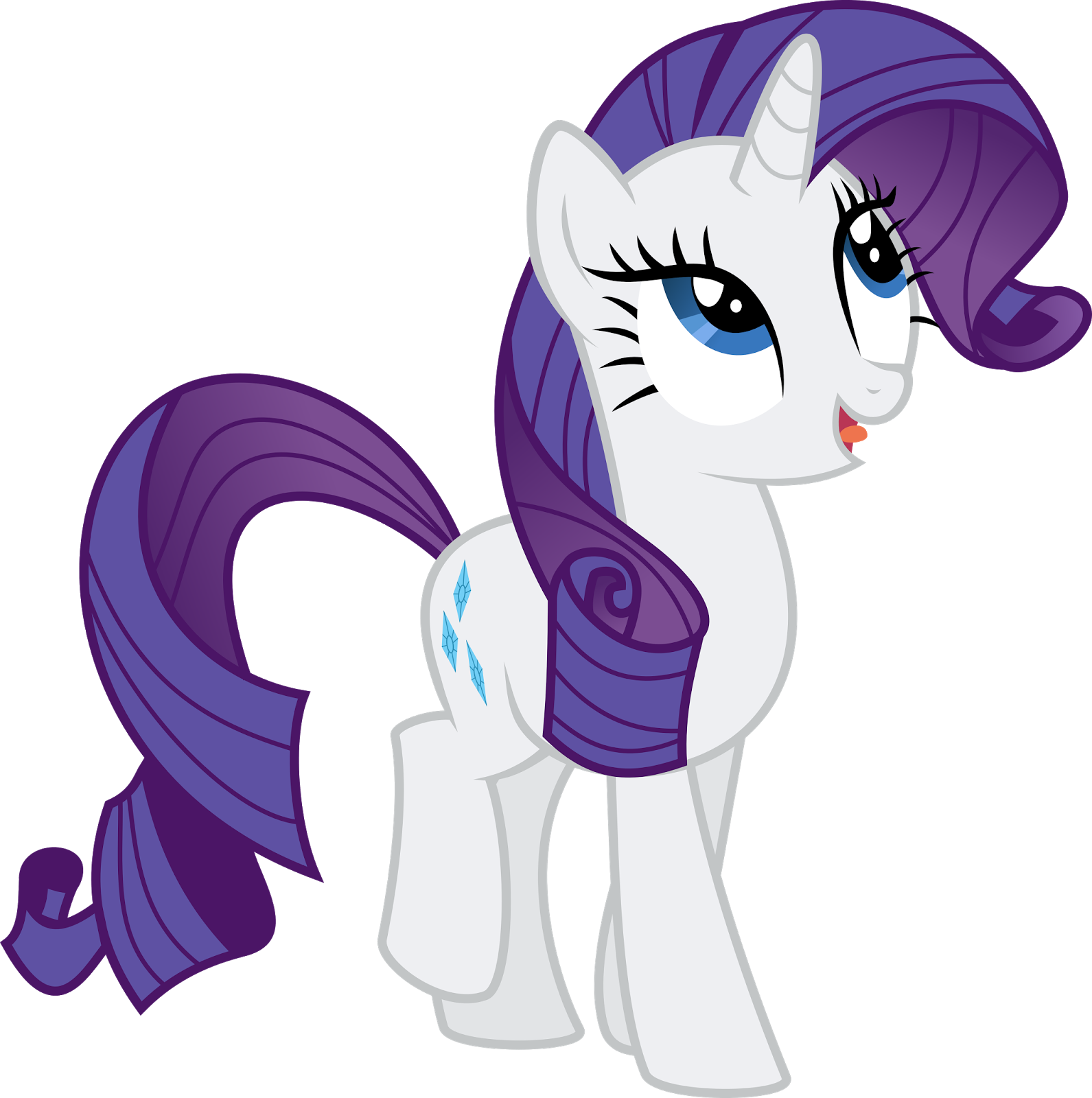 My Little Pony White Unicorn PNG Image