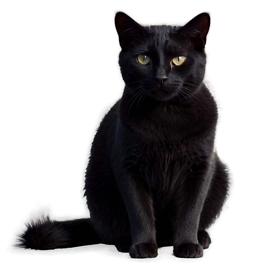 Mysterious Black Cat Png 05232024 PNG Image