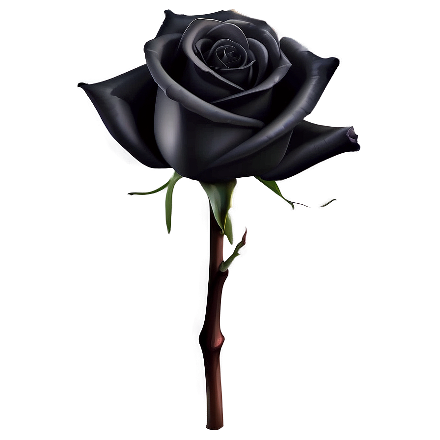 Mysterious Black Roses Png 2 PNG Image