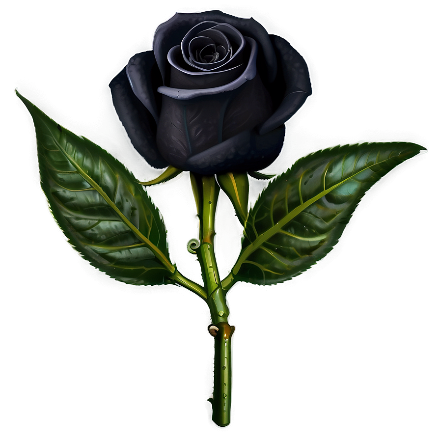 Mysterious Black Roses Png Txt PNG Image