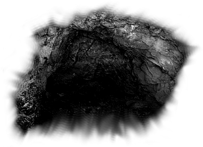 Mysterious Cave Entrance PNG Image