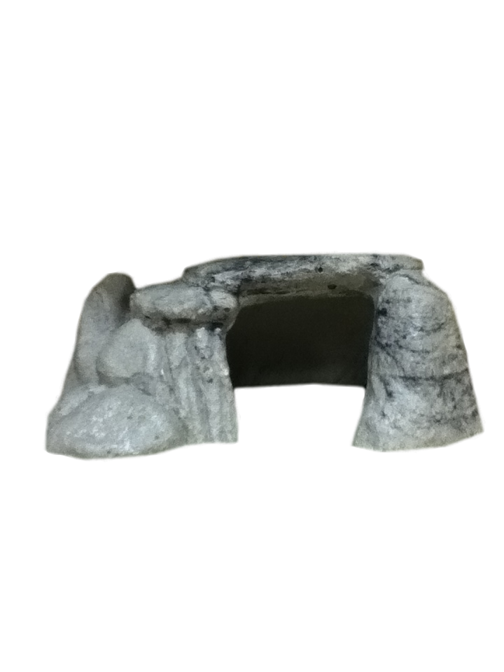 Mysterious Cave Entrance PNG Image